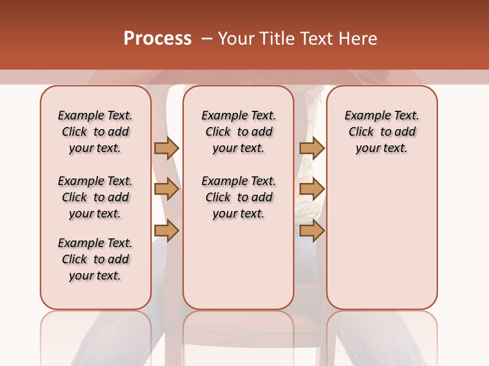 Elegance Chair Woman PowerPoint Template
