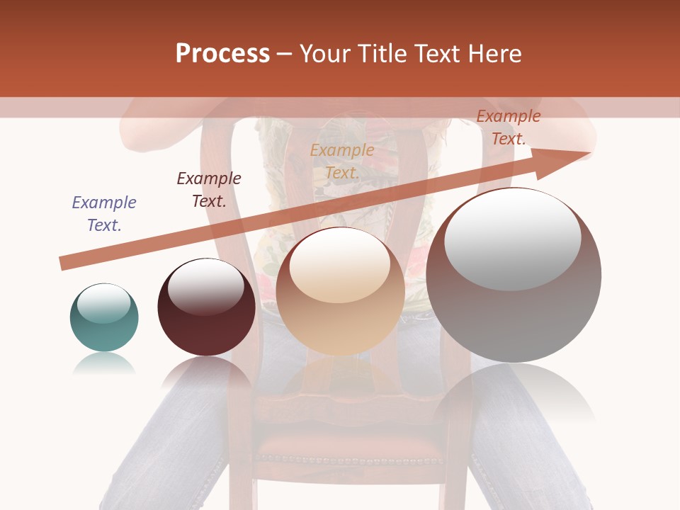 Elegance Chair Woman PowerPoint Template