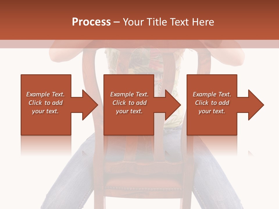 Elegance Chair Woman PowerPoint Template