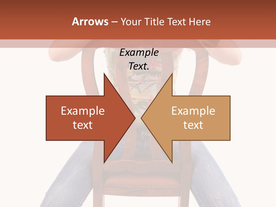 Elegance Chair Woman PowerPoint Template