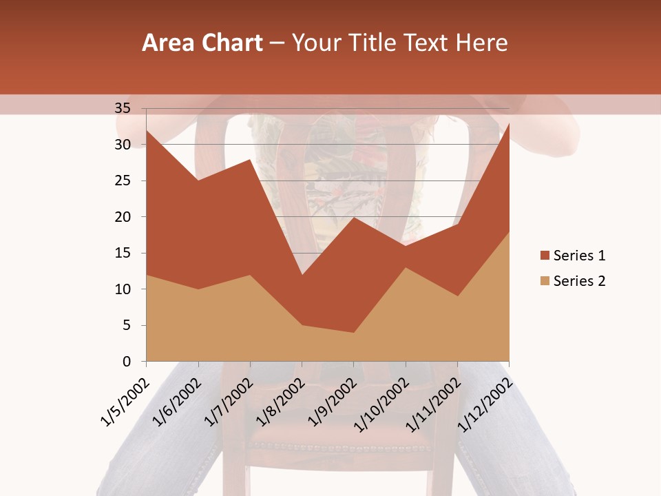 Elegance Chair Woman PowerPoint Template