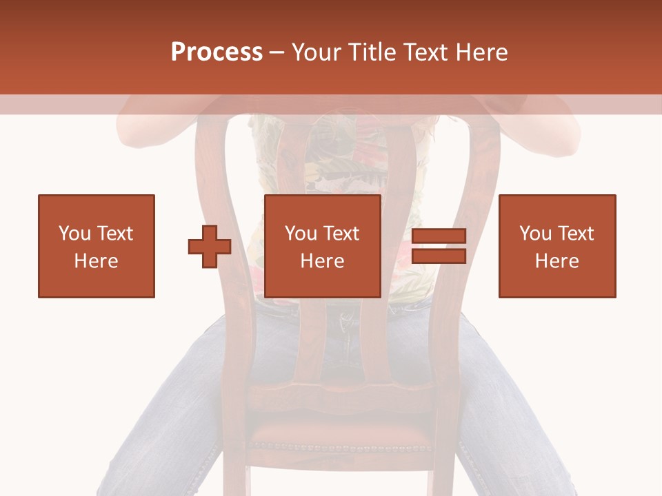 Elegance Chair Woman PowerPoint Template