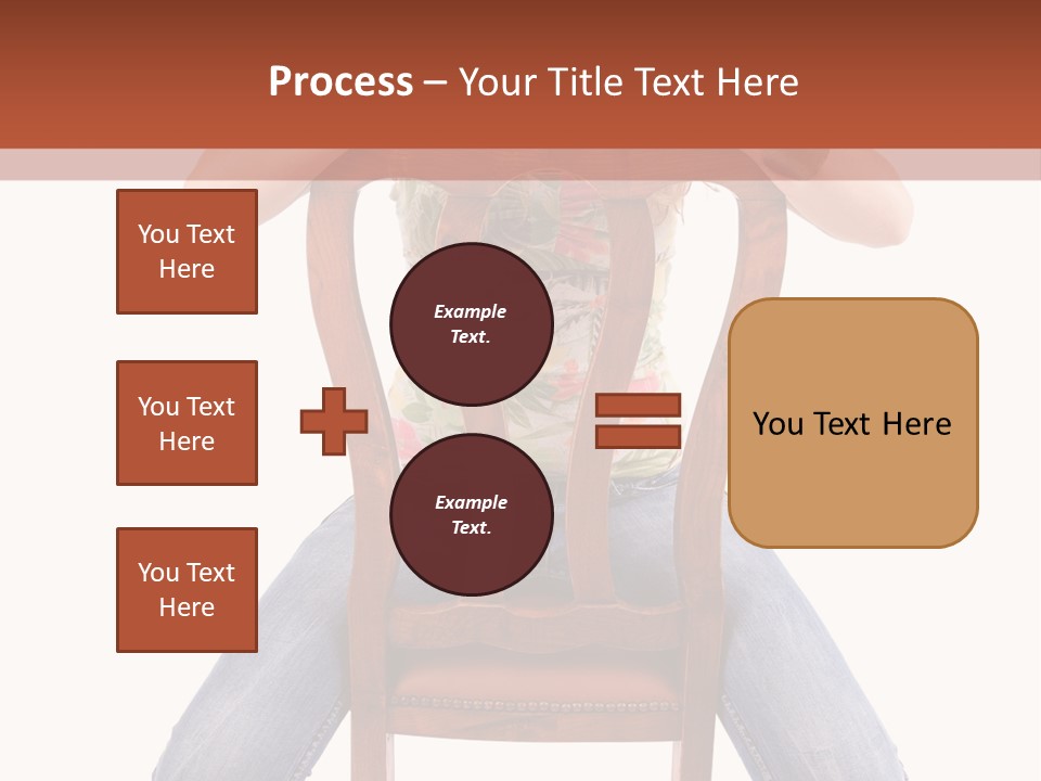 Elegance Chair Woman PowerPoint Template