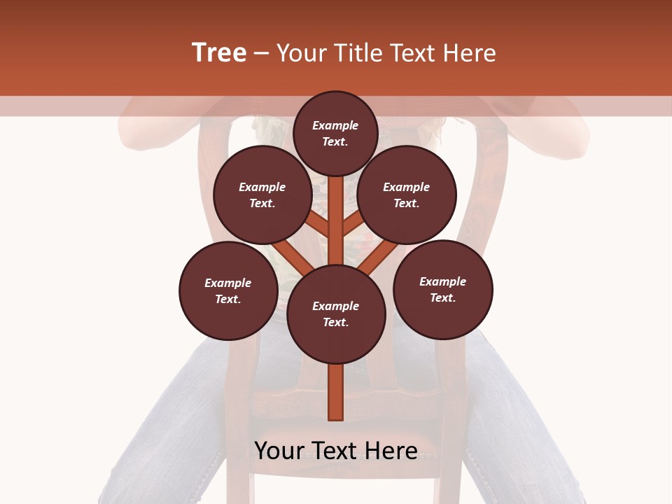 Elegance Chair Woman PowerPoint Template