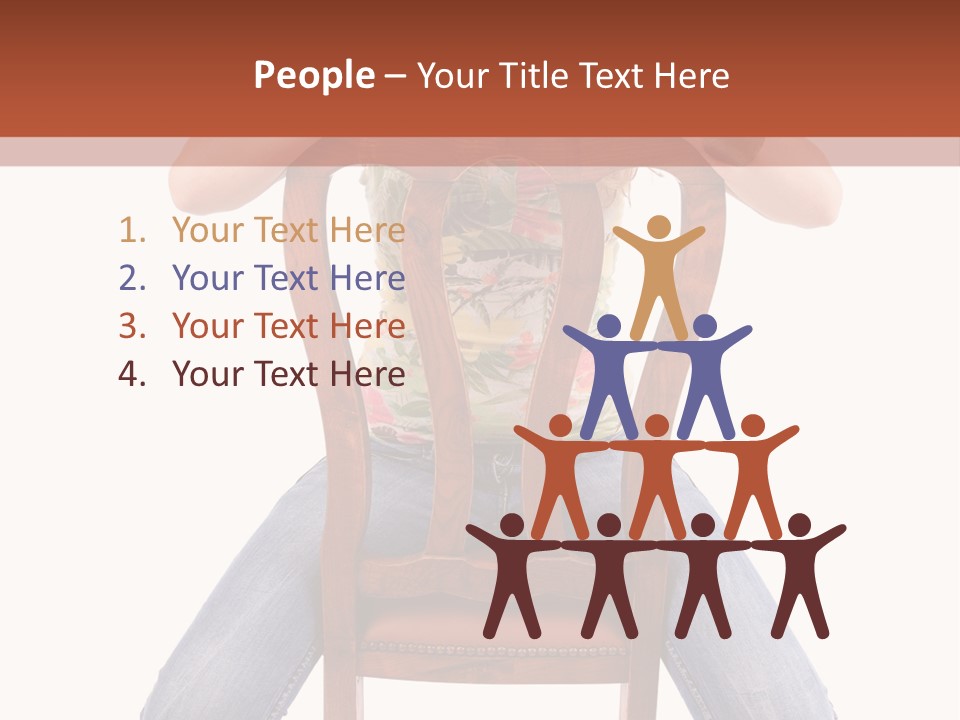 Elegance Chair Woman PowerPoint Template