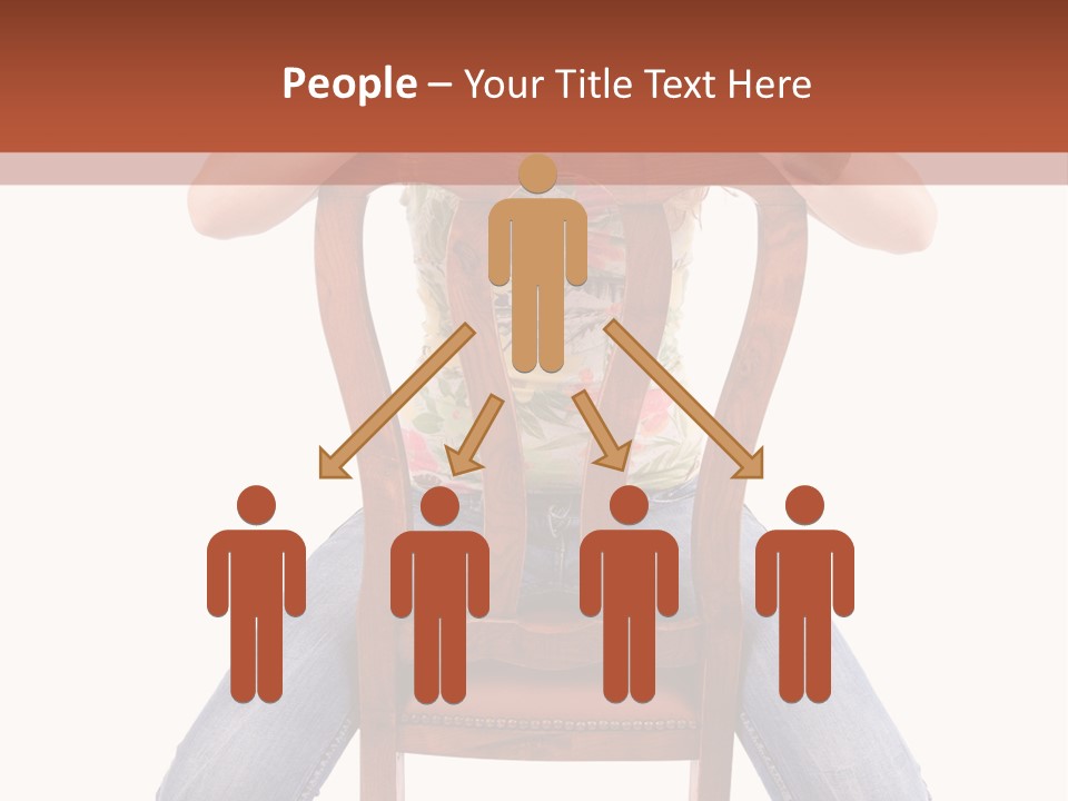 Elegance Chair Woman PowerPoint Template