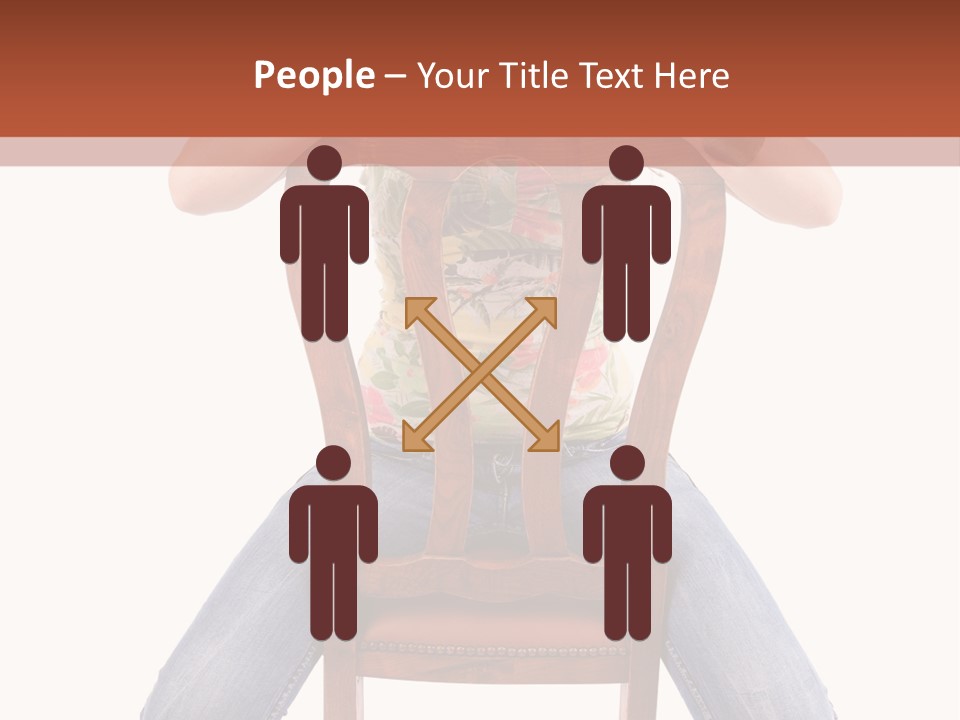 Elegance Chair Woman PowerPoint Template