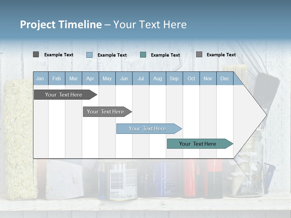 Items Bristle Indoors PowerPoint Template