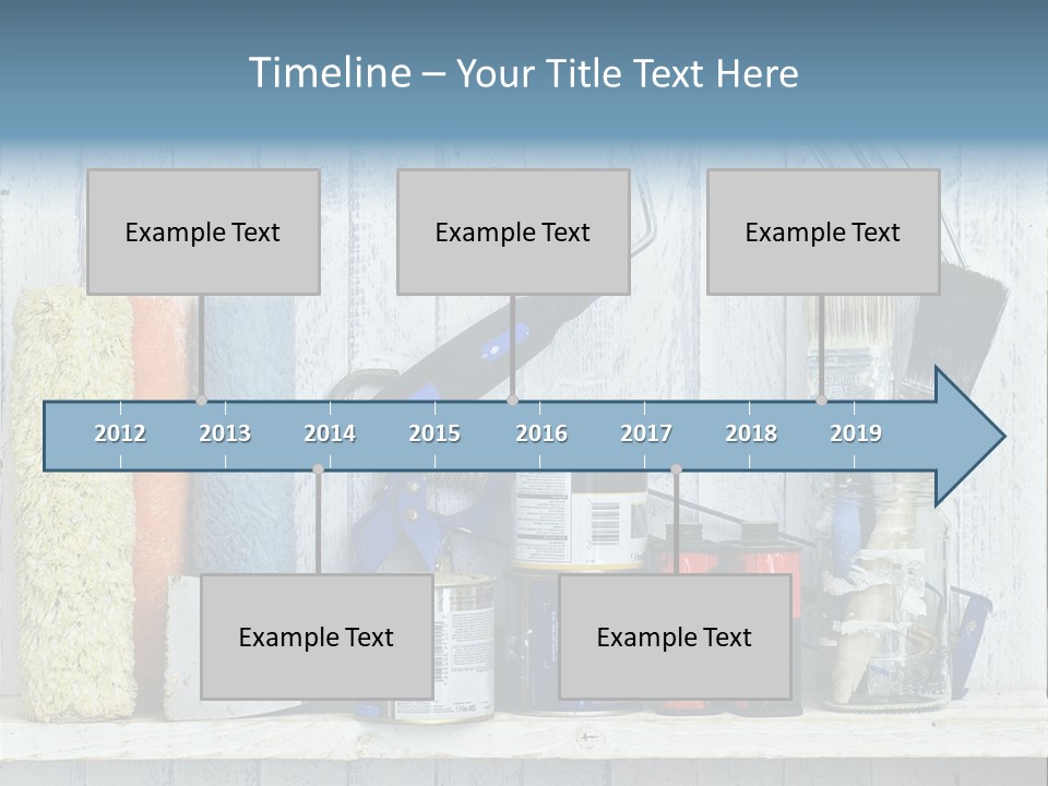 Items Bristle Indoors PowerPoint Template