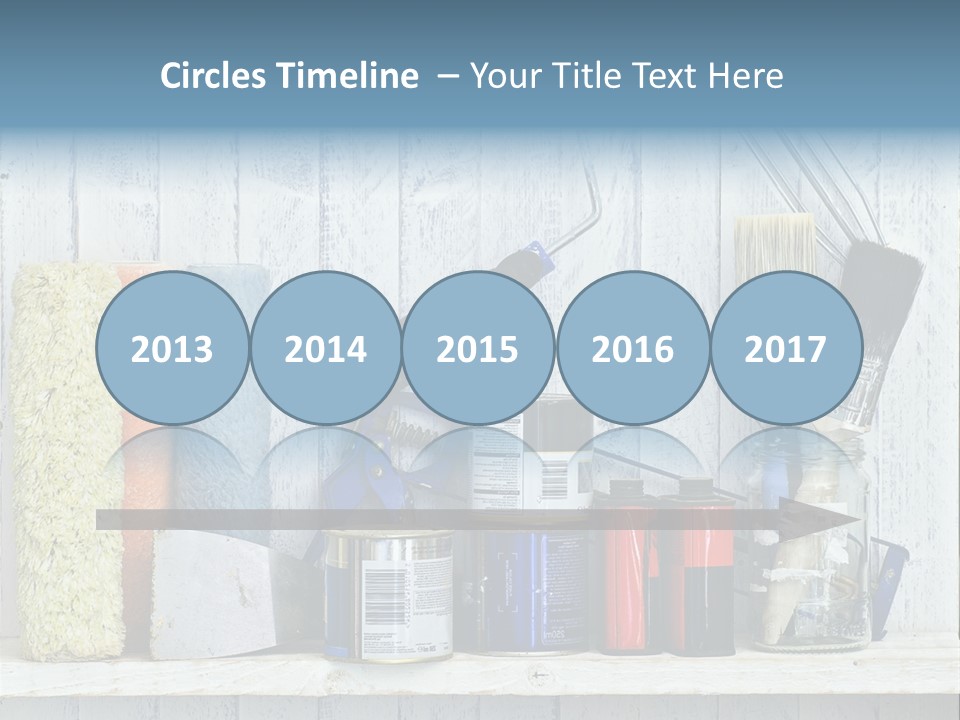 Items Bristle Indoors PowerPoint Template