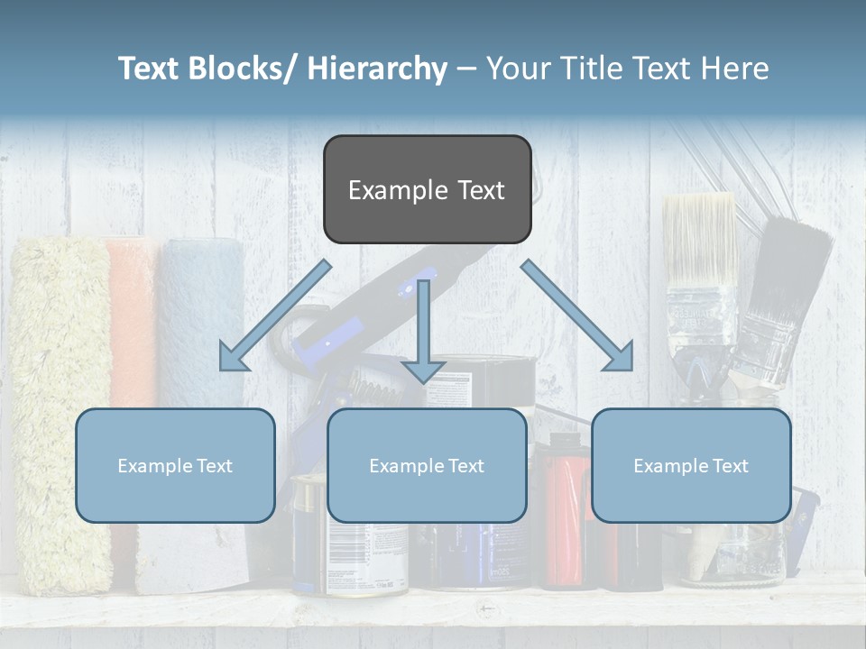 Items Bristle Indoors PowerPoint Template