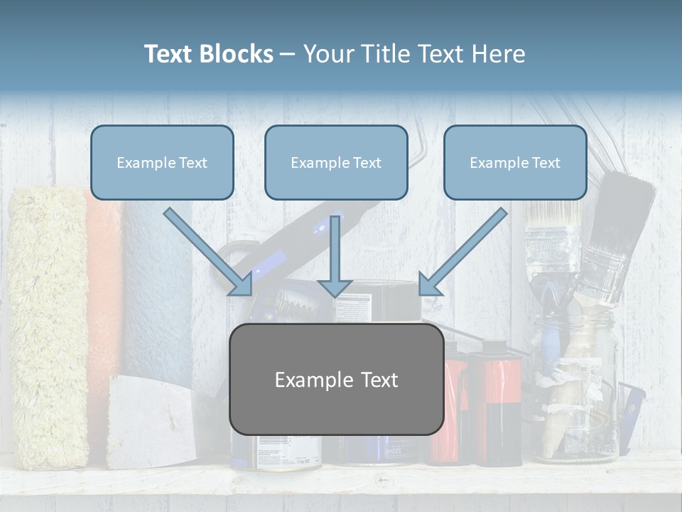 Items Bristle Indoors PowerPoint Template