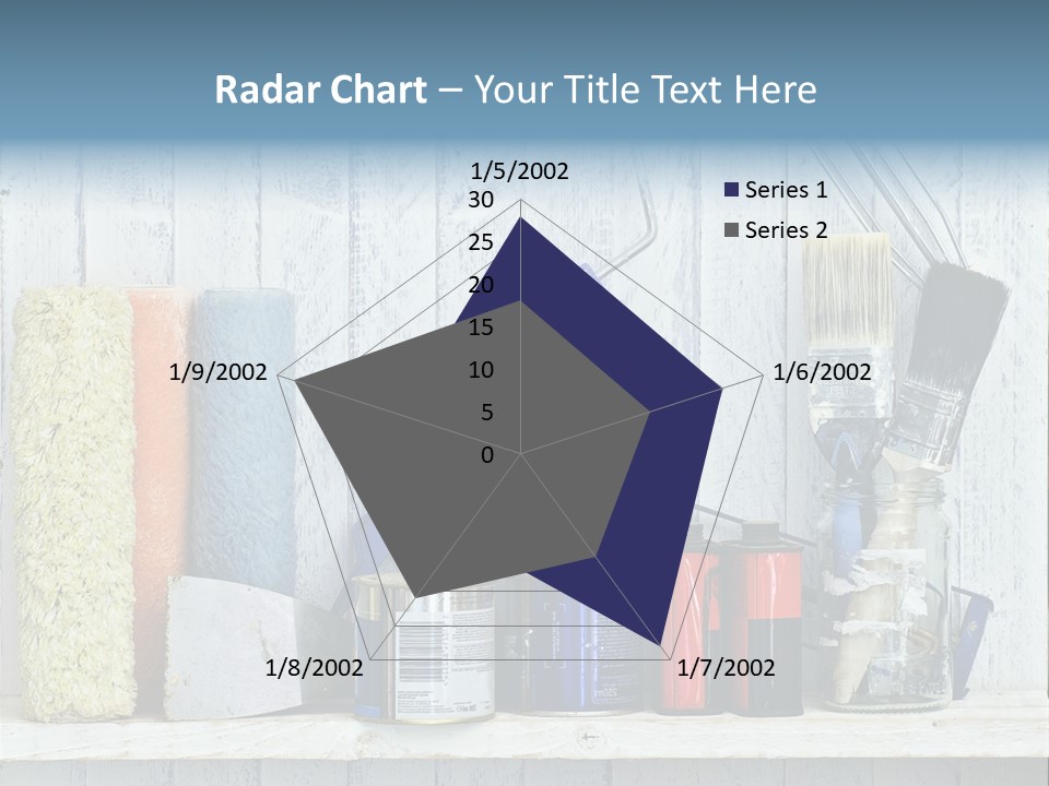 Items Bristle Indoors PowerPoint Template