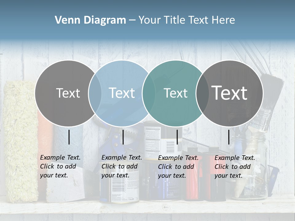 Items Bristle Indoors PowerPoint Template