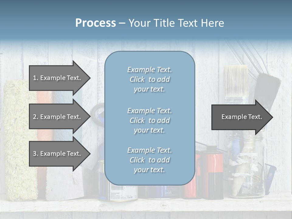 Items Bristle Indoors PowerPoint Template