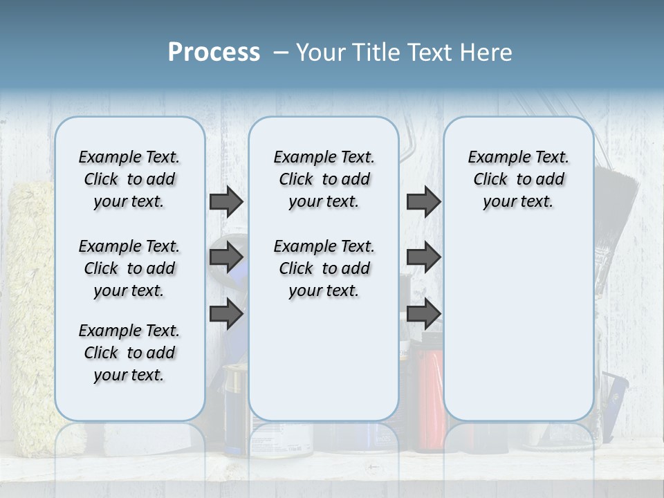Items Bristle Indoors PowerPoint Template