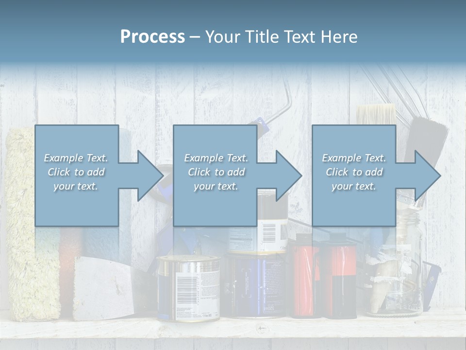 Items Bristle Indoors PowerPoint Template