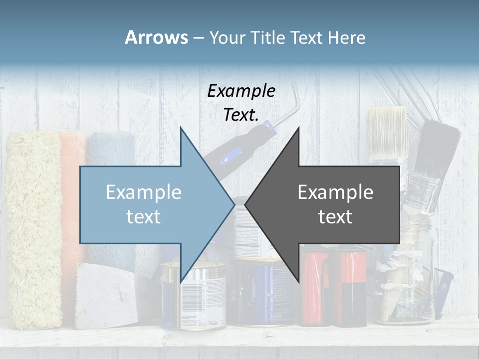 Items Bristle Indoors PowerPoint Template