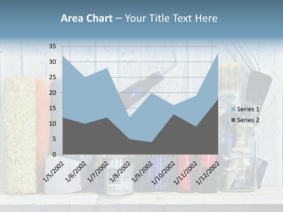 Items Bristle Indoors PowerPoint Template