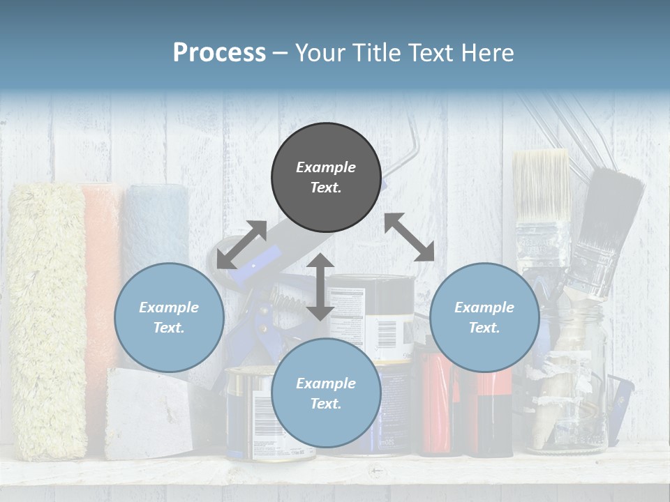 Items Bristle Indoors PowerPoint Template