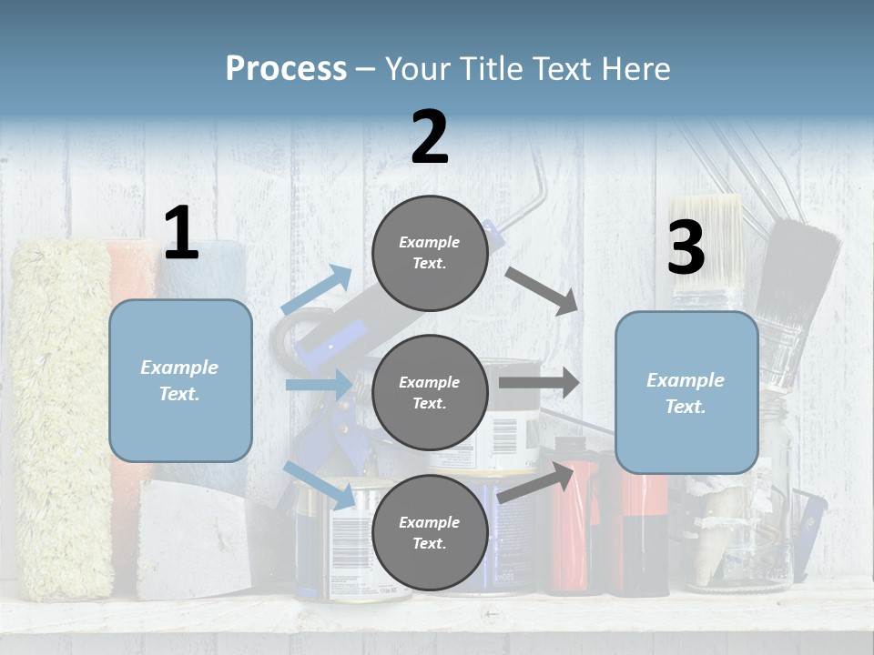 Items Bristle Indoors PowerPoint Template