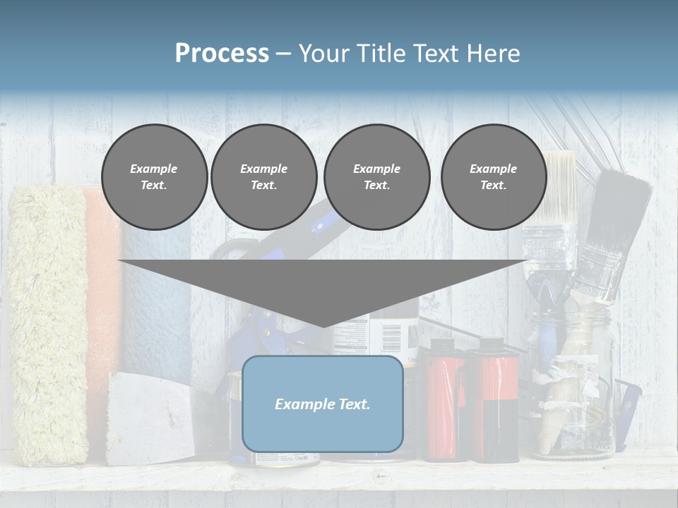 Items Bristle Indoors PowerPoint Template