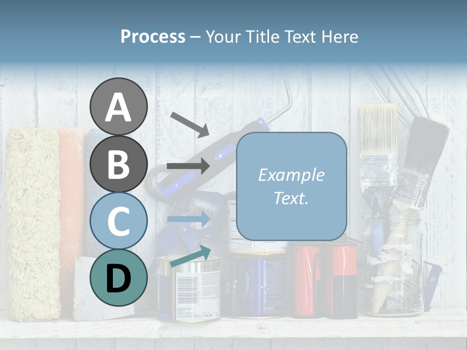 Items Bristle Indoors PowerPoint Template