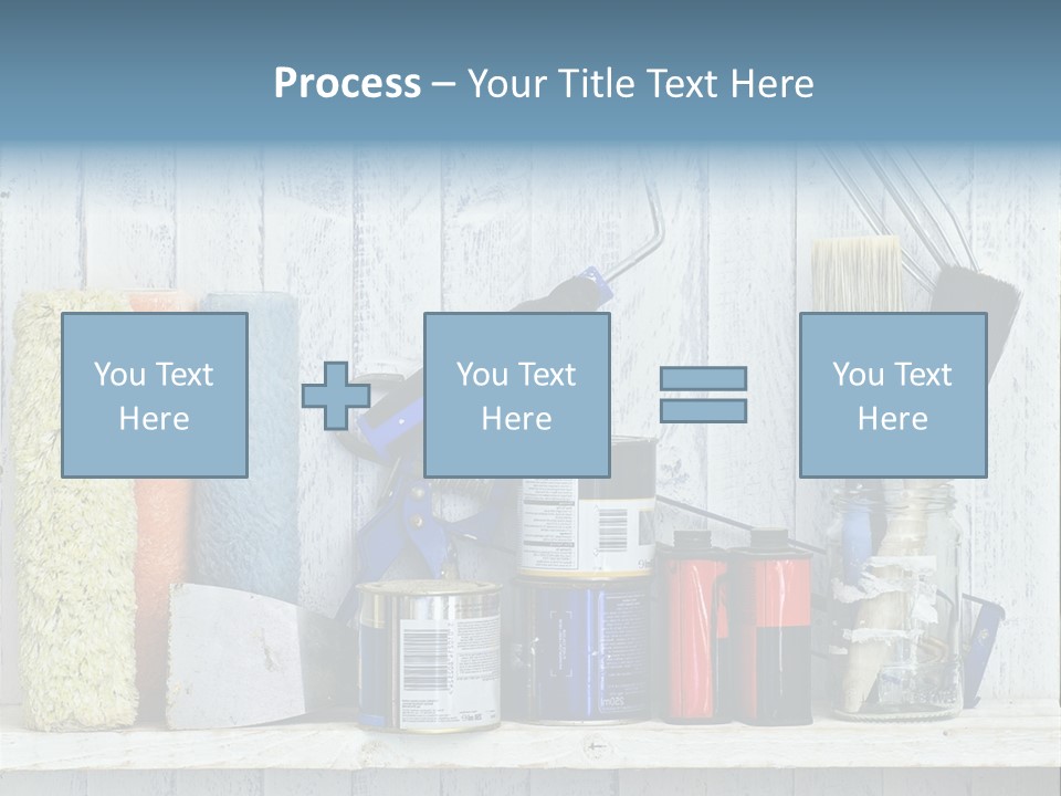 Items Bristle Indoors PowerPoint Template