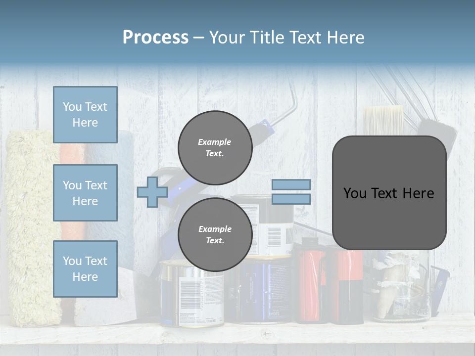 Items Bristle Indoors PowerPoint Template