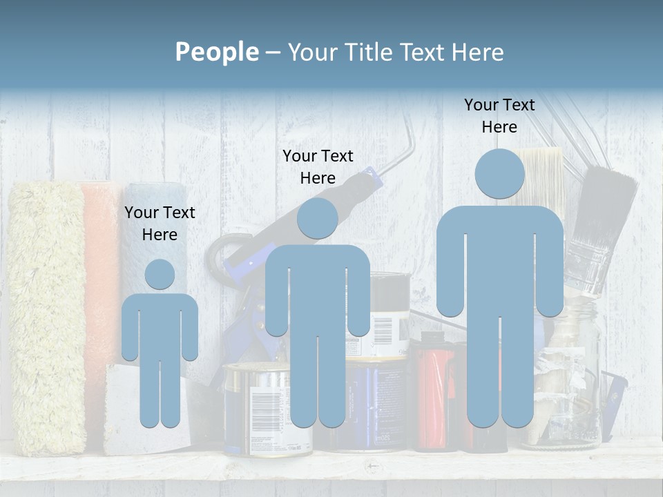 Items Bristle Indoors PowerPoint Template