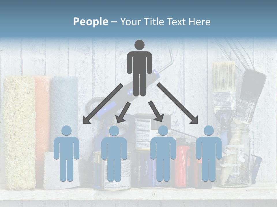 Items Bristle Indoors PowerPoint Template