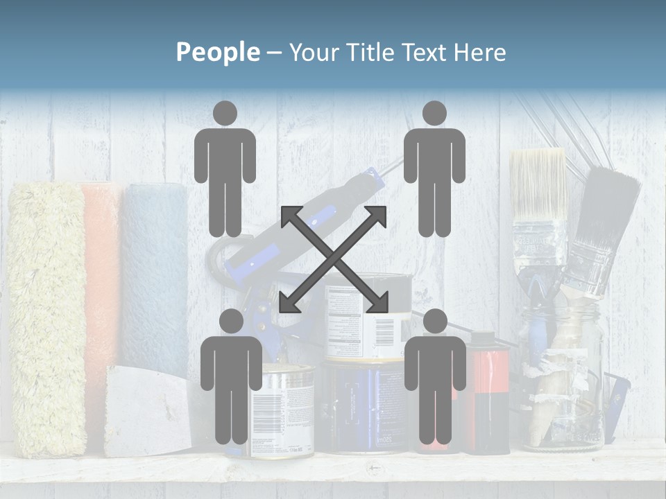 Items Bristle Indoors PowerPoint Template