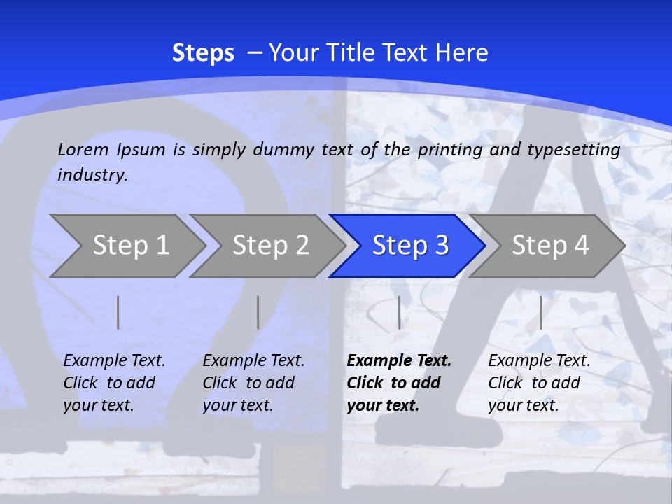 Glass Art Faith PowerPoint Template