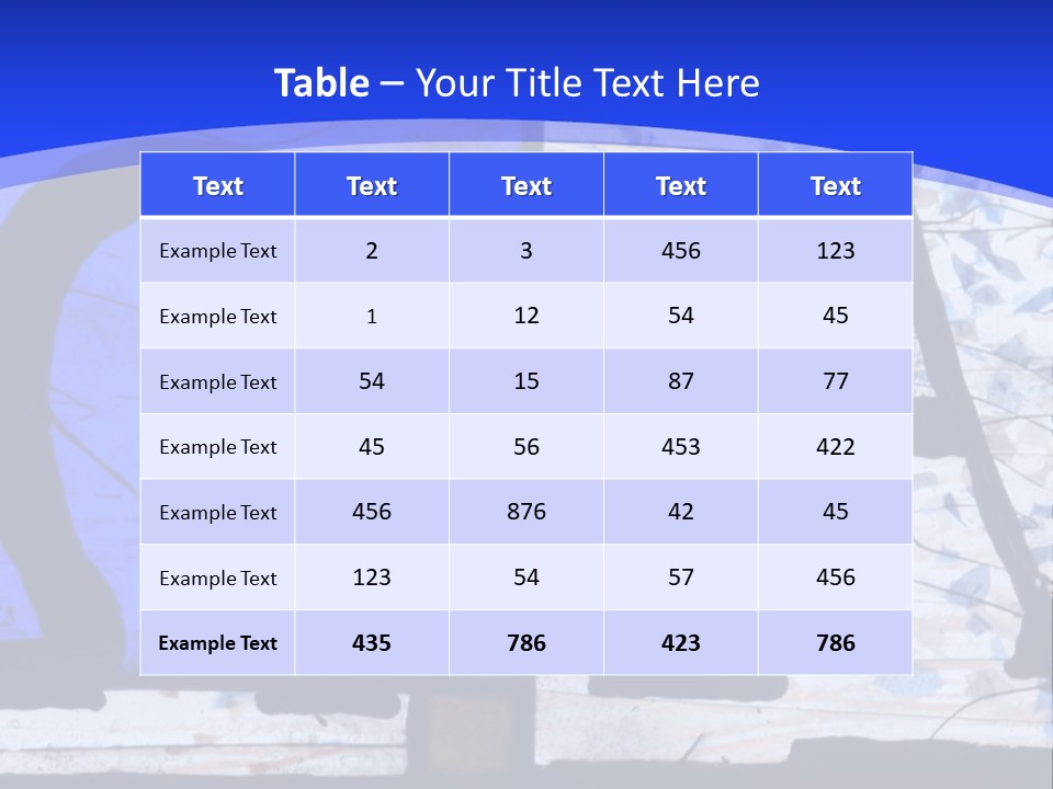 Glass Art Faith PowerPoint Template