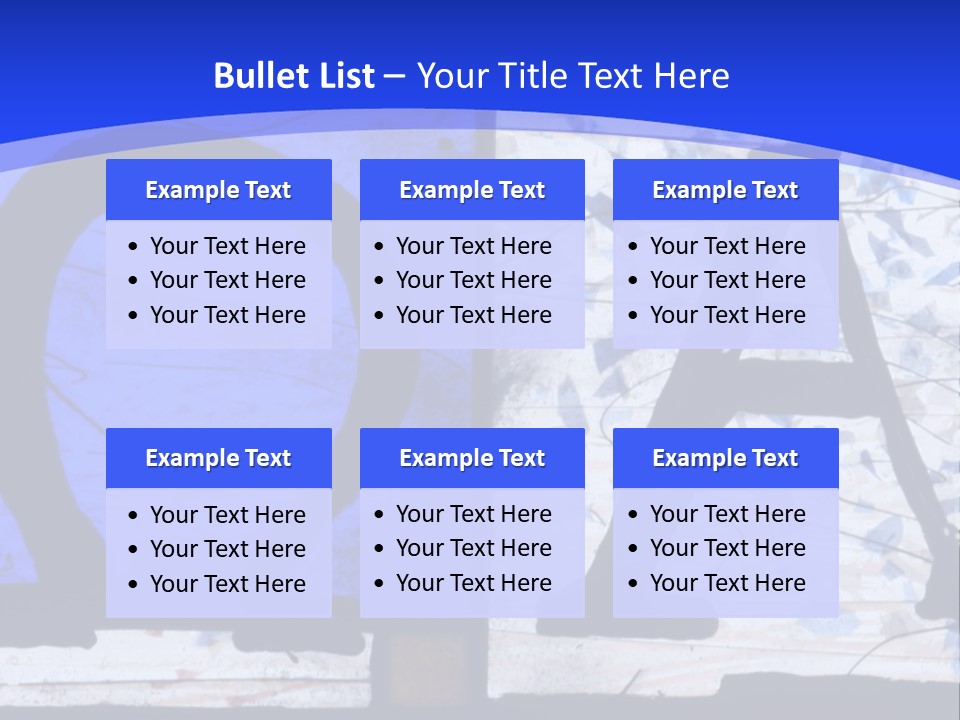 Glass Art Faith PowerPoint Template