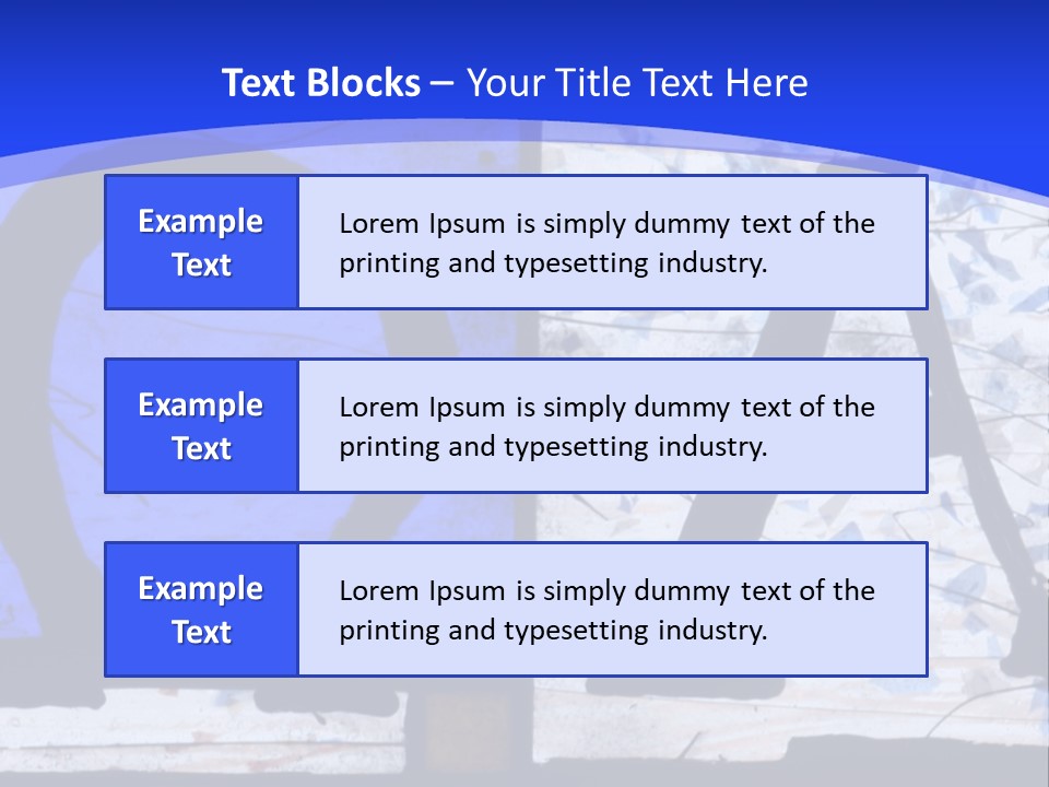 Glass Art Faith PowerPoint Template