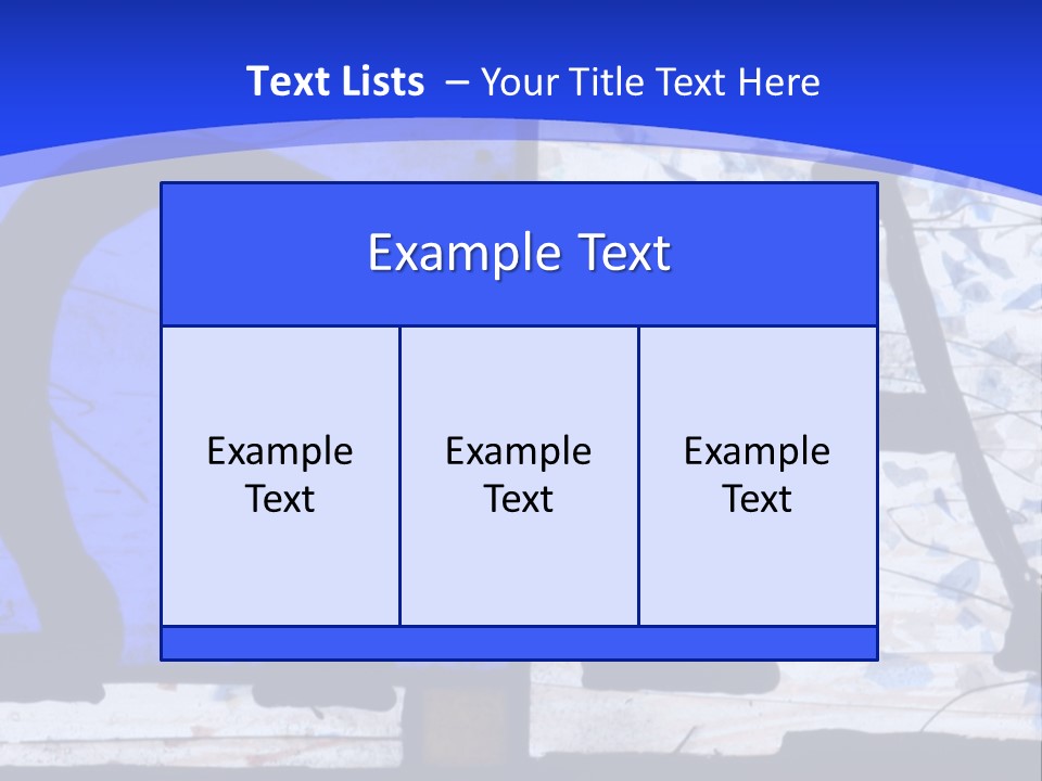 Glass Art Faith PowerPoint Template