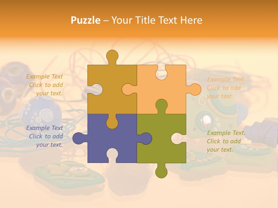 Handmade Art Accessories PowerPoint Template