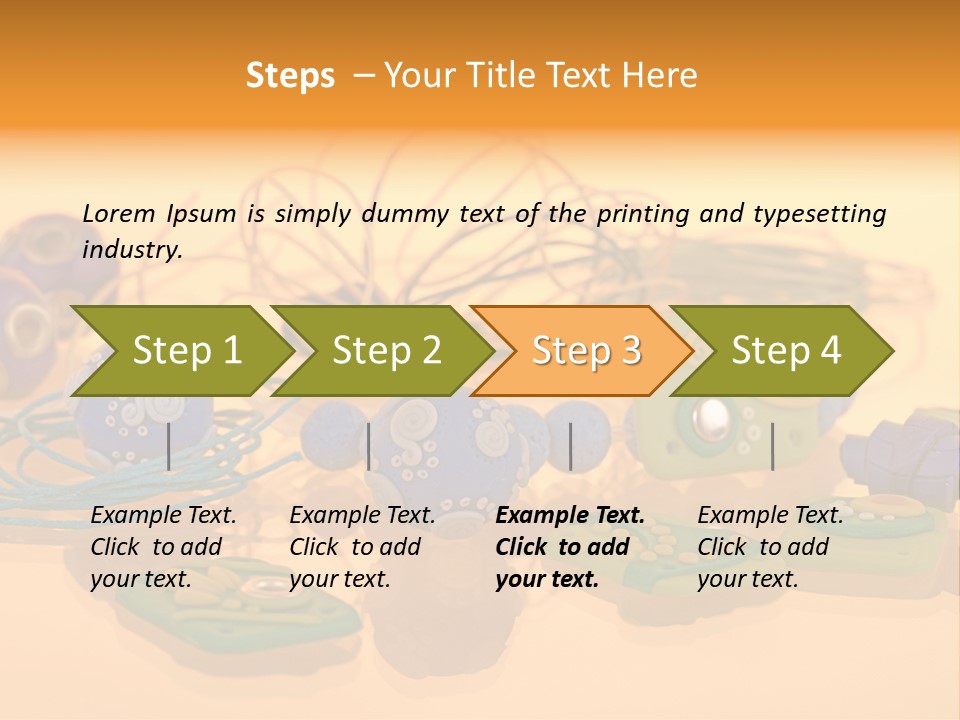 Handmade Art Accessories PowerPoint Template