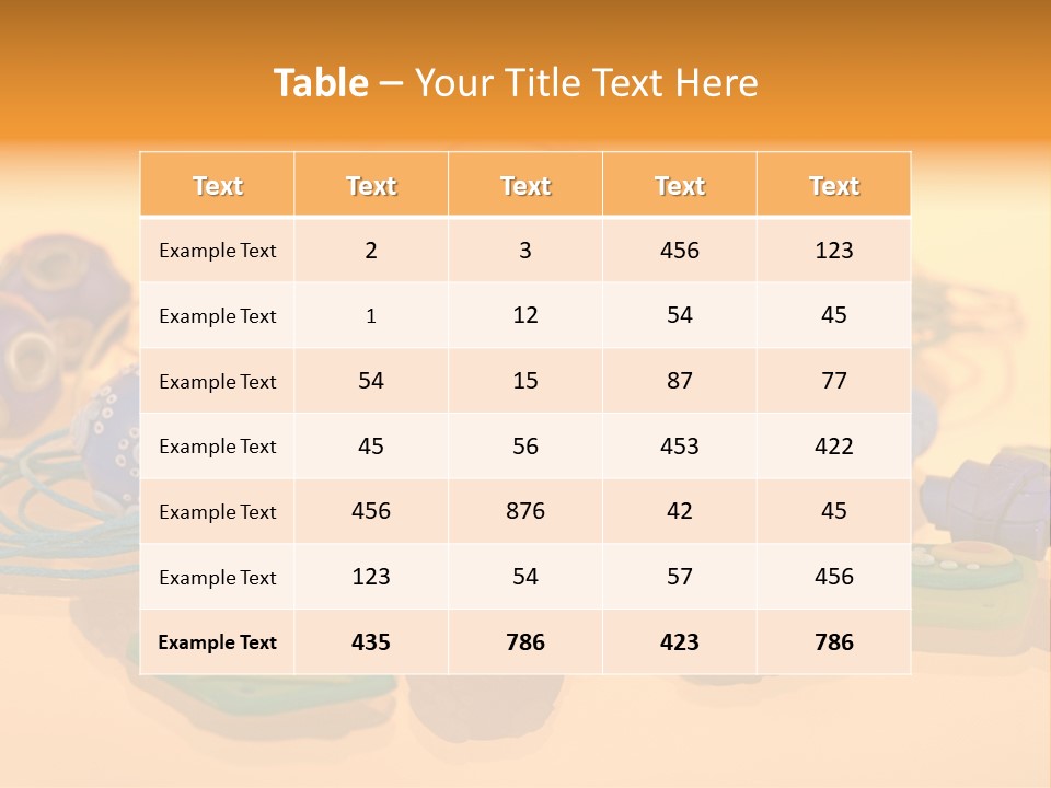 Handmade Art Accessories PowerPoint Template