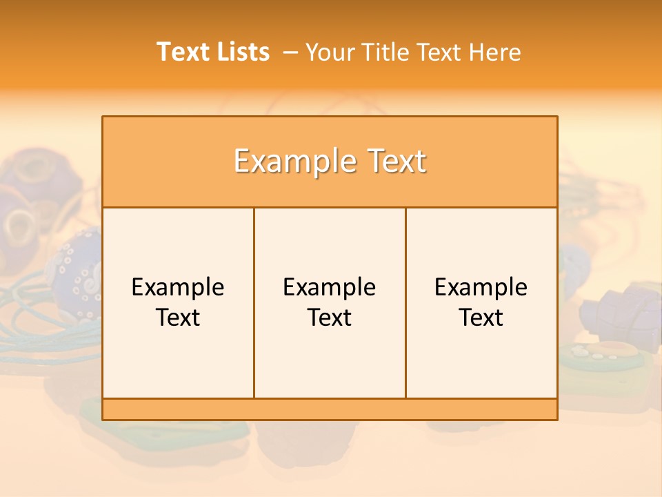 Handmade Art Accessories PowerPoint Template