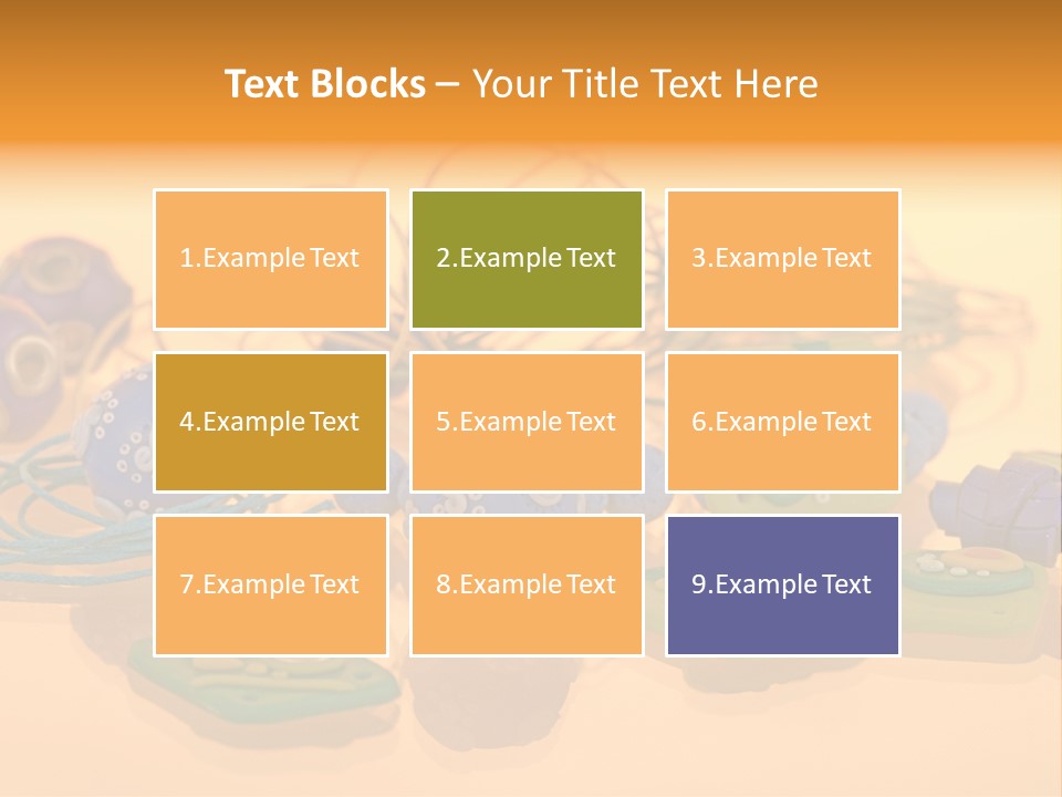 Handmade Art Accessories PowerPoint Template