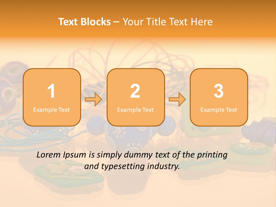 Handmade Art Accessories PowerPoint Template