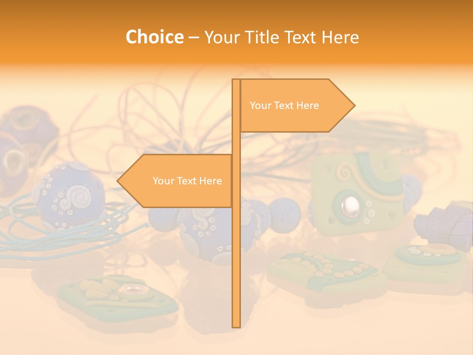 Handmade Art Accessories PowerPoint Template