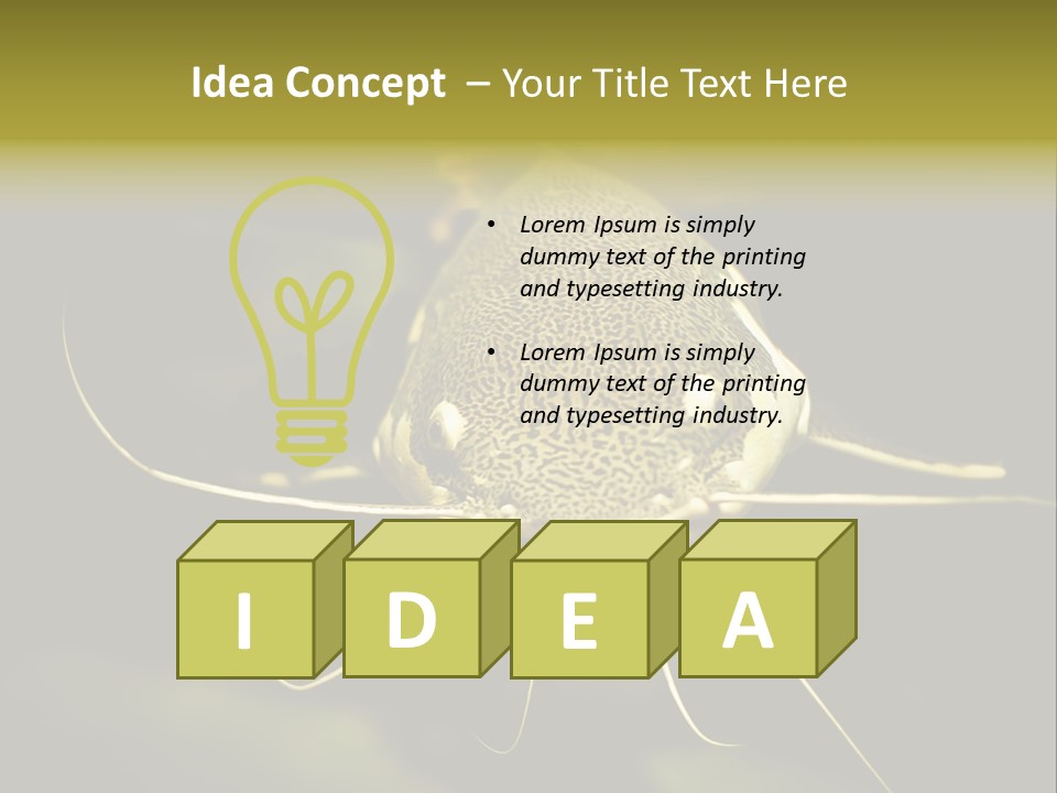 Aquarium Nature Tropical PowerPoint Template