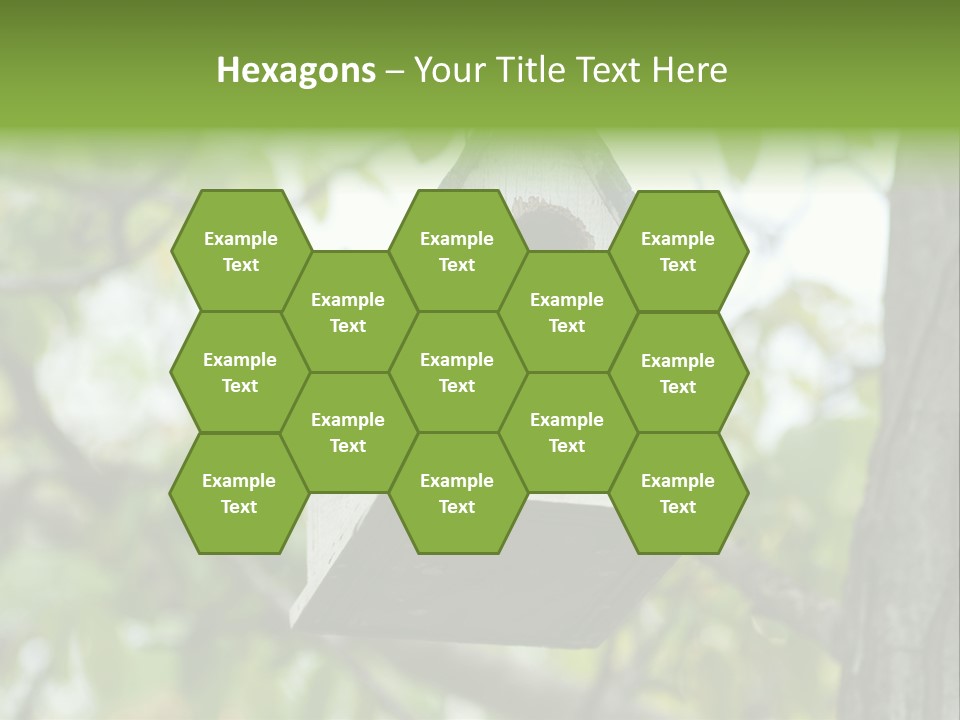 Tree Cute White PowerPoint Template