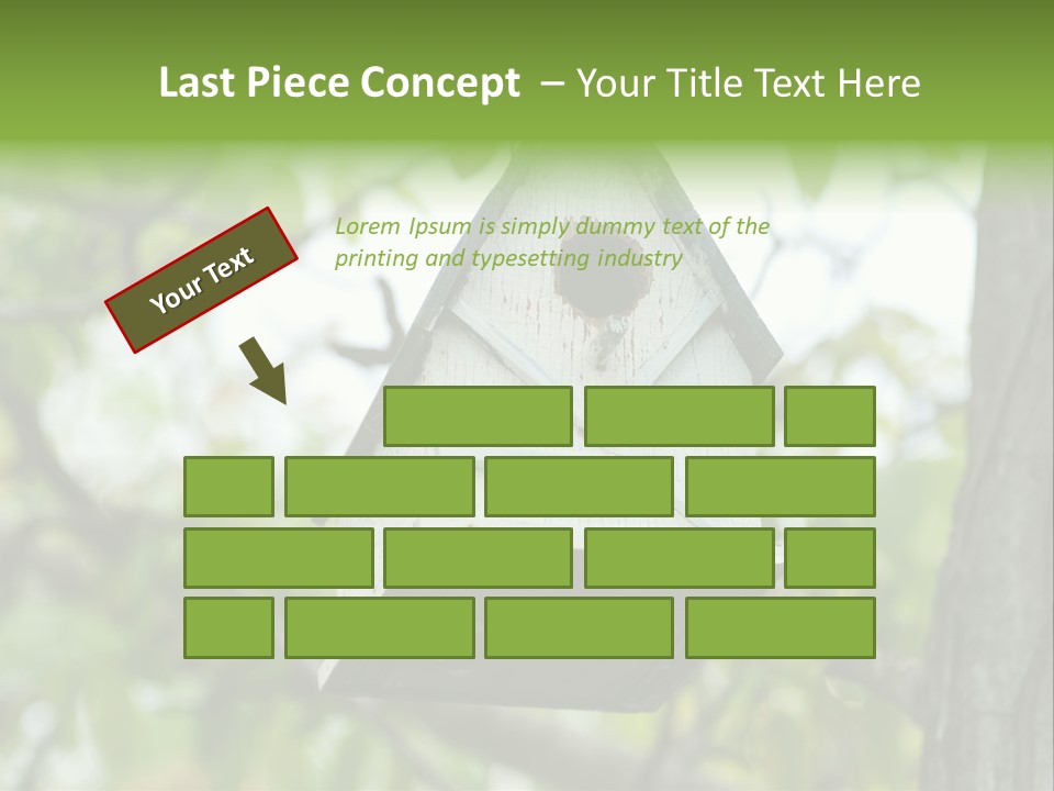 Tree Cute White PowerPoint Template
