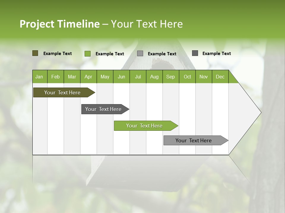 Tree Cute White PowerPoint Template