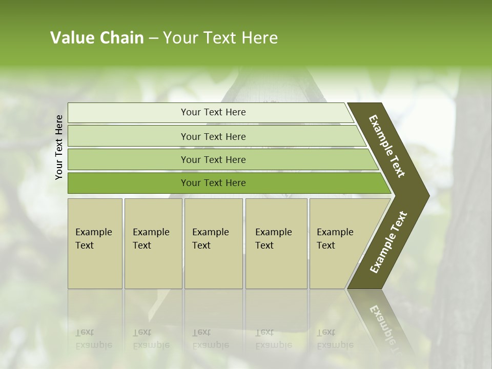 Tree Cute White PowerPoint Template