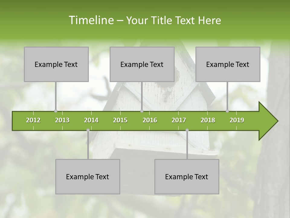 Tree Cute White PowerPoint Template
